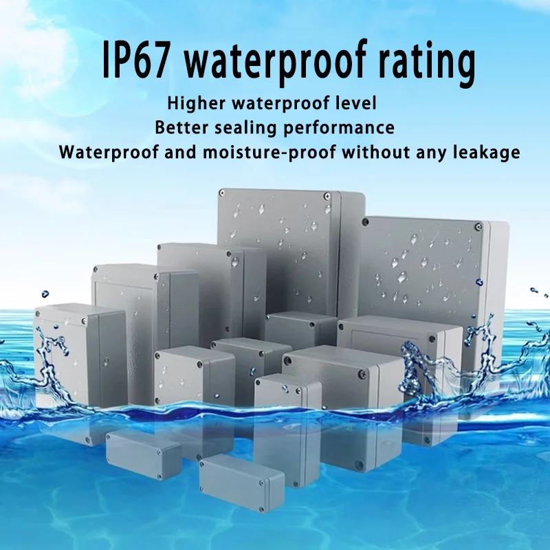 Industry IP67 Waterproof Cast Aluminum Electronics Housing box for electronic project Outdoor Explosion-proof Junction Housing