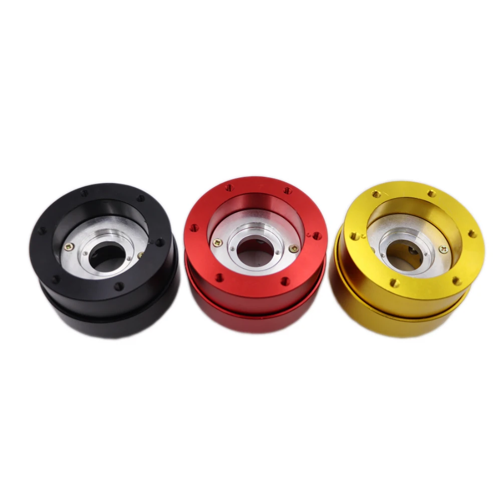 For SIMAGIC M10 A/Mini  MOZA Quick Release 6 Hole  70mm Racing Simulator Game Steering Wheel Hub view 3