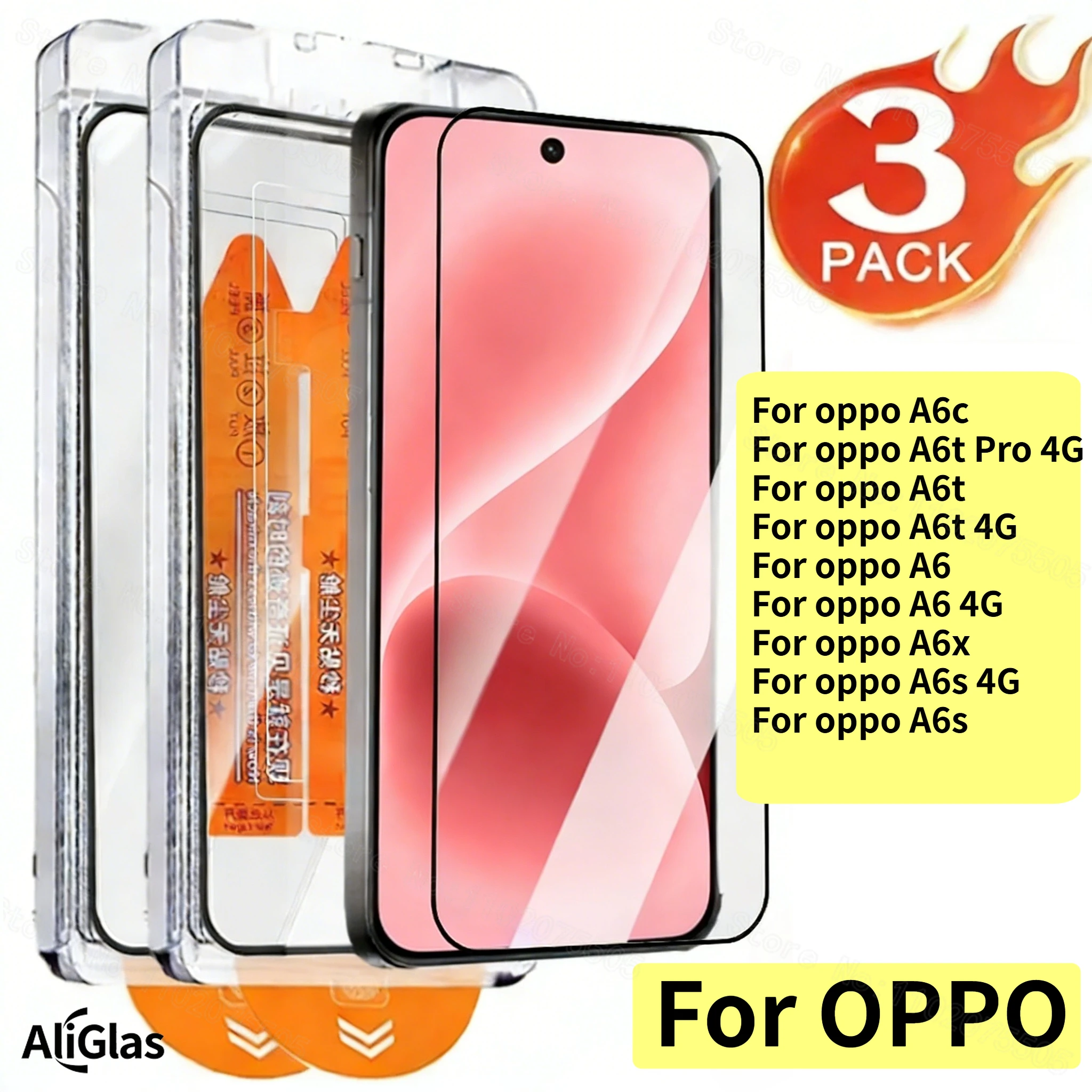 

Защитное стекло HD для OPPO A6 A6t A6c A6x A6s 4G A6t Pro, простая установка, защитная пленка для OPPO A6x A6s 4G