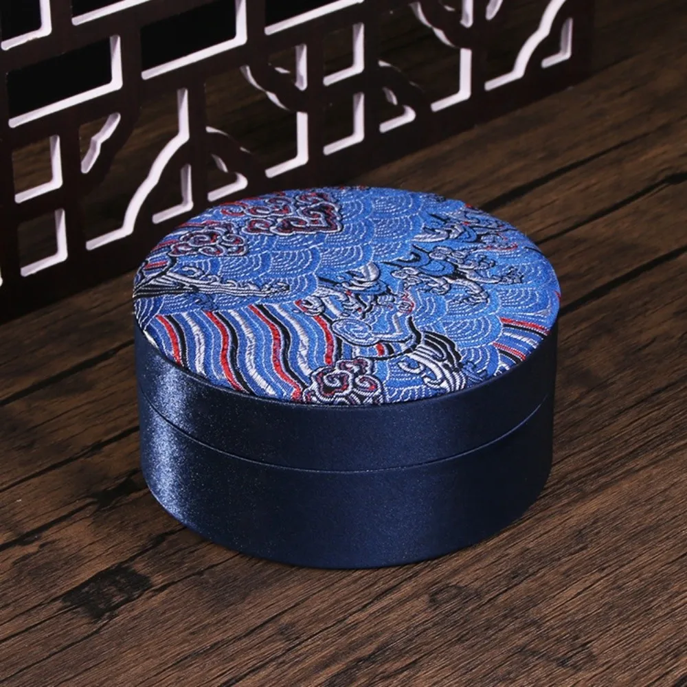 

Jewelry Display Linen Jewelry Storage Organizer Tassel Chinese Cultural Bracelet Box Ethnic Large Capacity Jewelry Box DIY