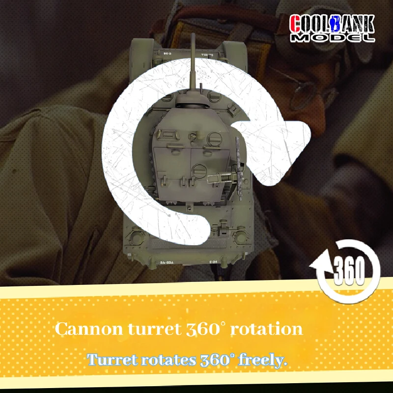 Kubelwagen M5A1 Simulation de réservoir RC à grande échelle télécommande électrique jouet de véhicule militaire multifonction