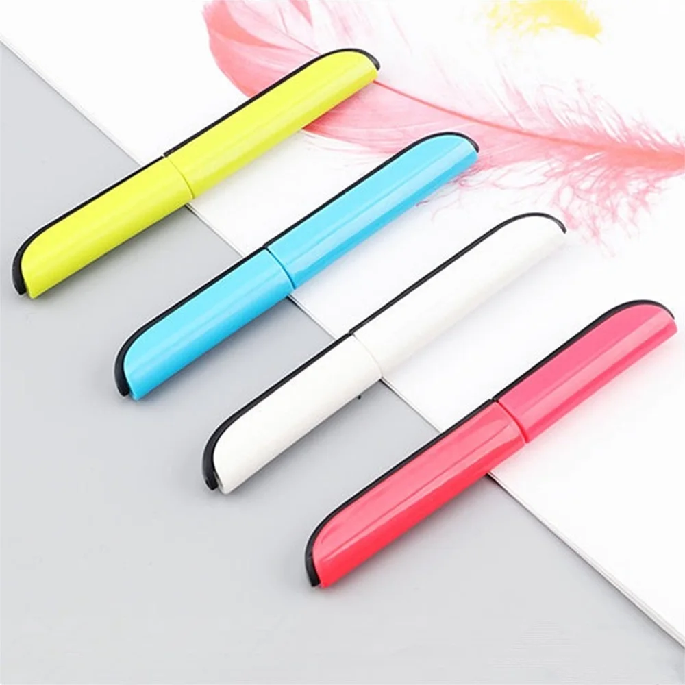 Deli Fold-able Mini Safety Scissors Child Student Handwork Cut Paper Tool Office School Supply Shears Creative Stationery Gift