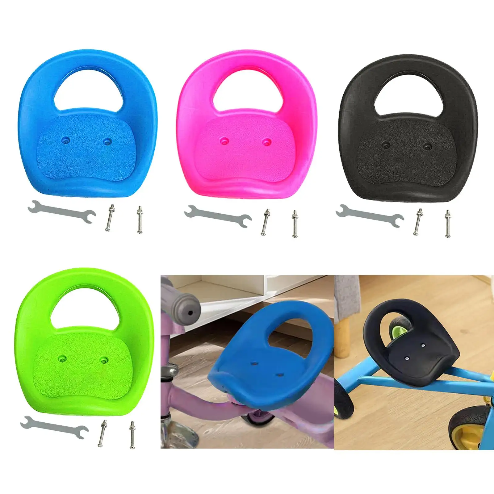 Kids Tricycle Seat Backrest Saddle Comfortable Trendy, Kids Tricycle Saddle Go Kart Seat for Toddlers Trike Children Bikes