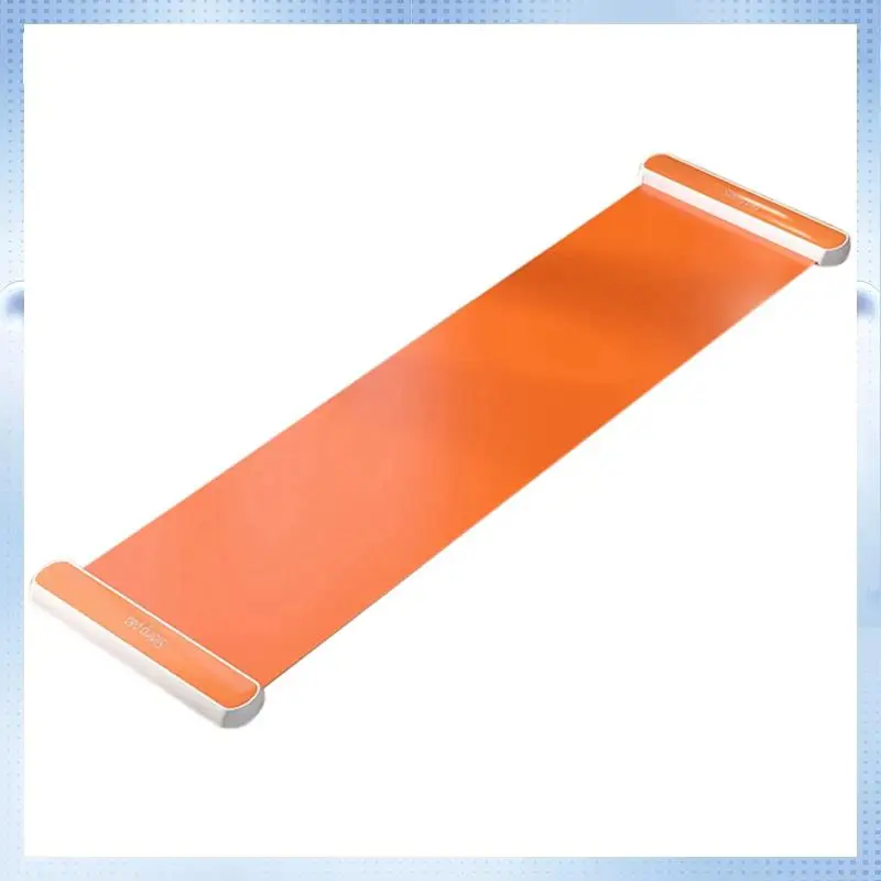

ABHQ-Yoga Sliding Mat Indoor Sport Speed Skating Training Board Mat Leg Training Board Fitness Equipment Orange Color 180Cm