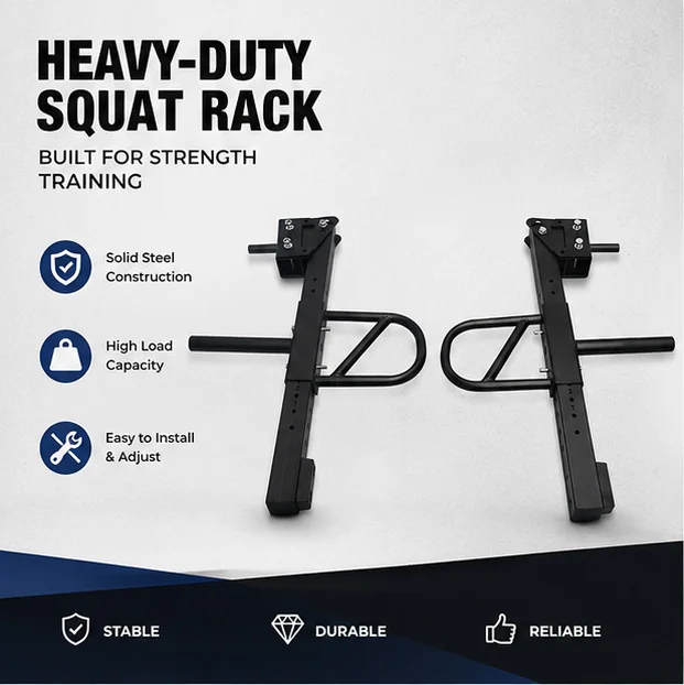 Adjustable Steel Lever Arms Shoulder Press Attachment For Power Rack Squat Rack With Plate Storage Heavy Duty