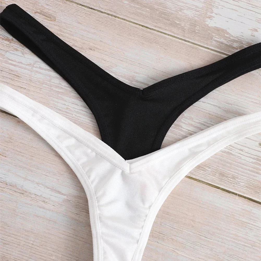 Strings de sport sexy à taille en V pour femmes, culotte string respirante, sous-vêtements taille basse à entrejambe, T pantalon confortable