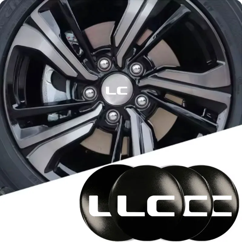 Car Wheel Center Cap with logo Car Wheel Center Caps Stickers Badges for LEXUS LC 500 500h 300 600 Accessorie Sticky resistance