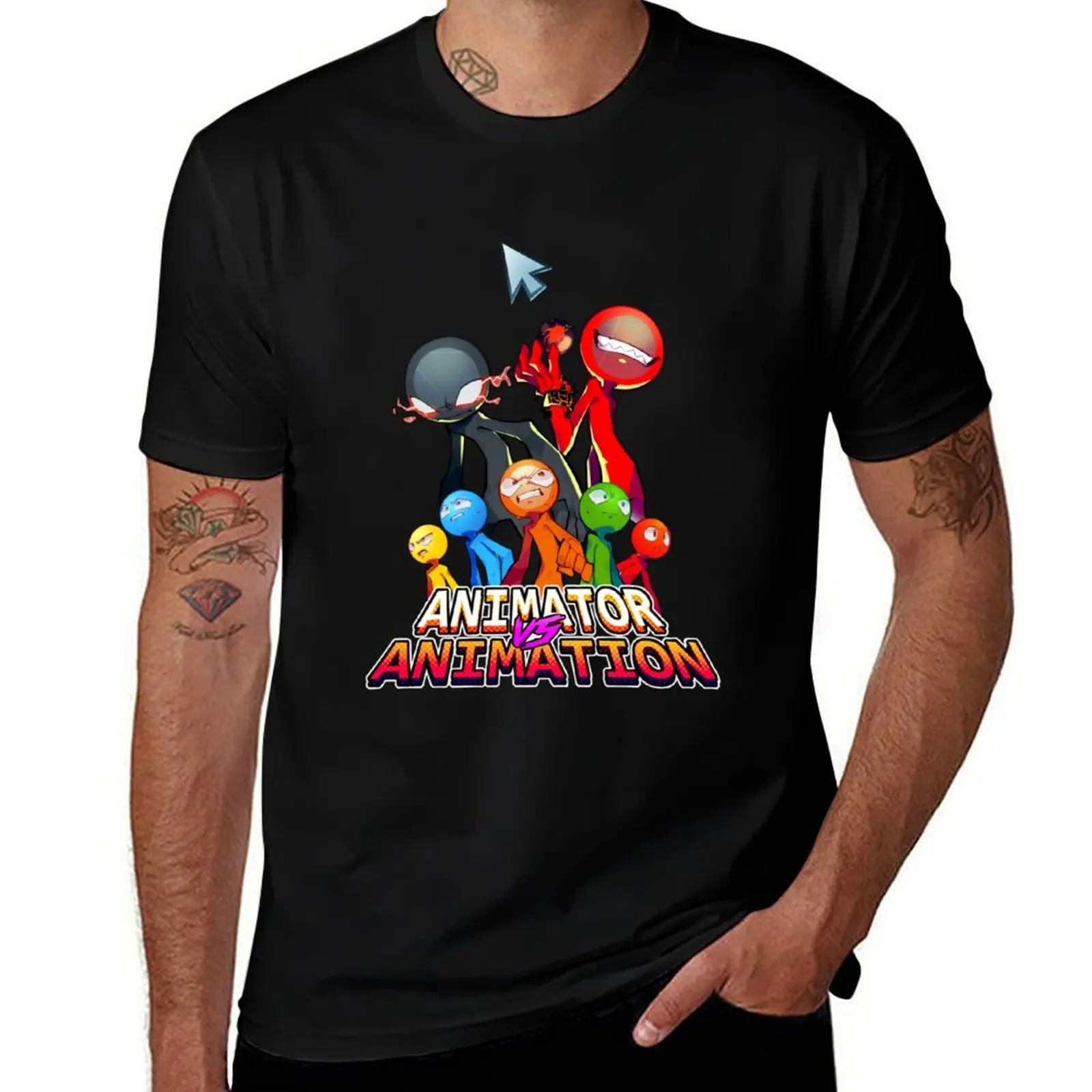 

cotton funny Animation Animator Alan t shirt t Becker shirts T-Shirt man cotton VS Cartoon t man shirt dark humor
