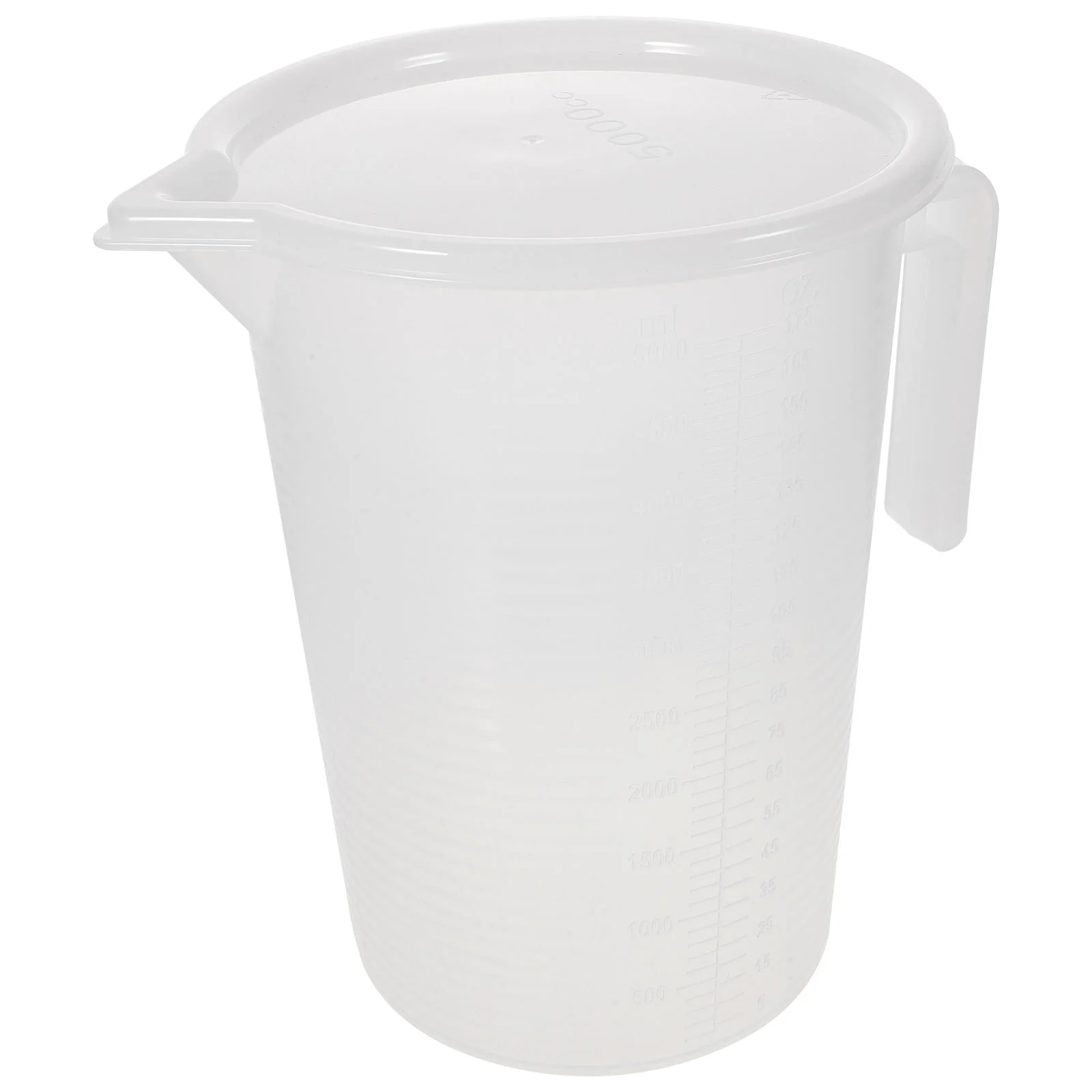 

Water Jug Clear Coffee Mug 50l Measuring Cup Espresso Cups Scaled Mugs with Lids