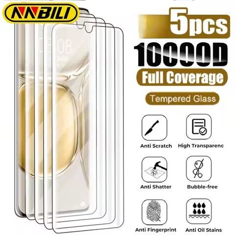 NNBILI 5Pcs Screen Protector For Samsung A55 A15 A54 A34 A13 A14 A53 A52 A12 A33 A52S A71 A72 A51 A22 Tempered Glass No bubbles
