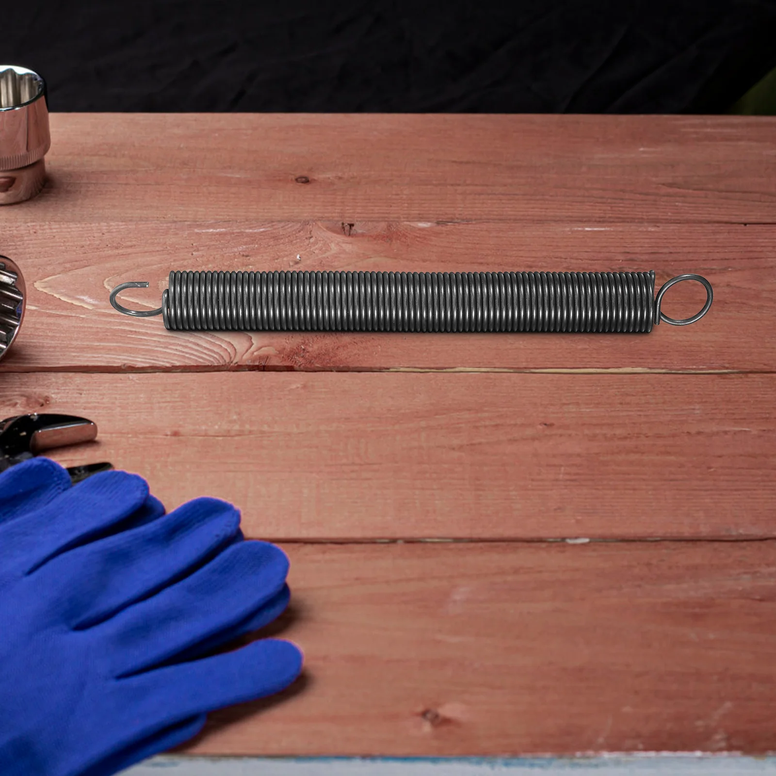 

2 Pcs Spring Pulling with Hook Hooked Wire Extension Springs Outer Diameter Hooks