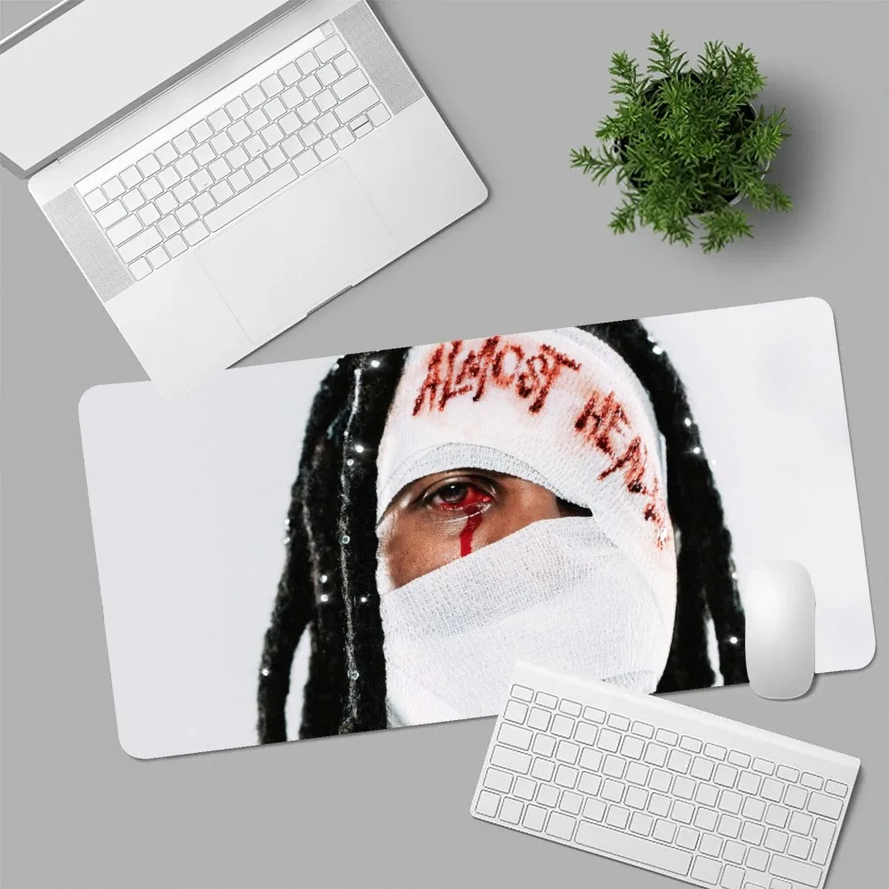 Rapper Lil Durk Almost Healed Mousepad Computer Laptop Gamer Pad PC Gaming Accessories Desk Mats