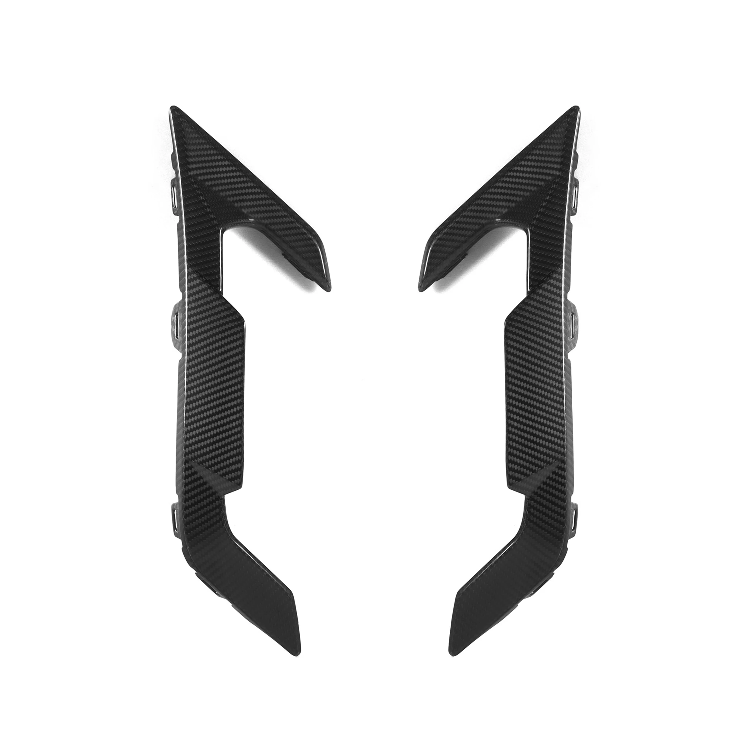 

100% Dry Carbon Fiber Side Fender Cover Trim SQ Style for X6M F96/ F96 LCI 2020+ Front Fender Trims