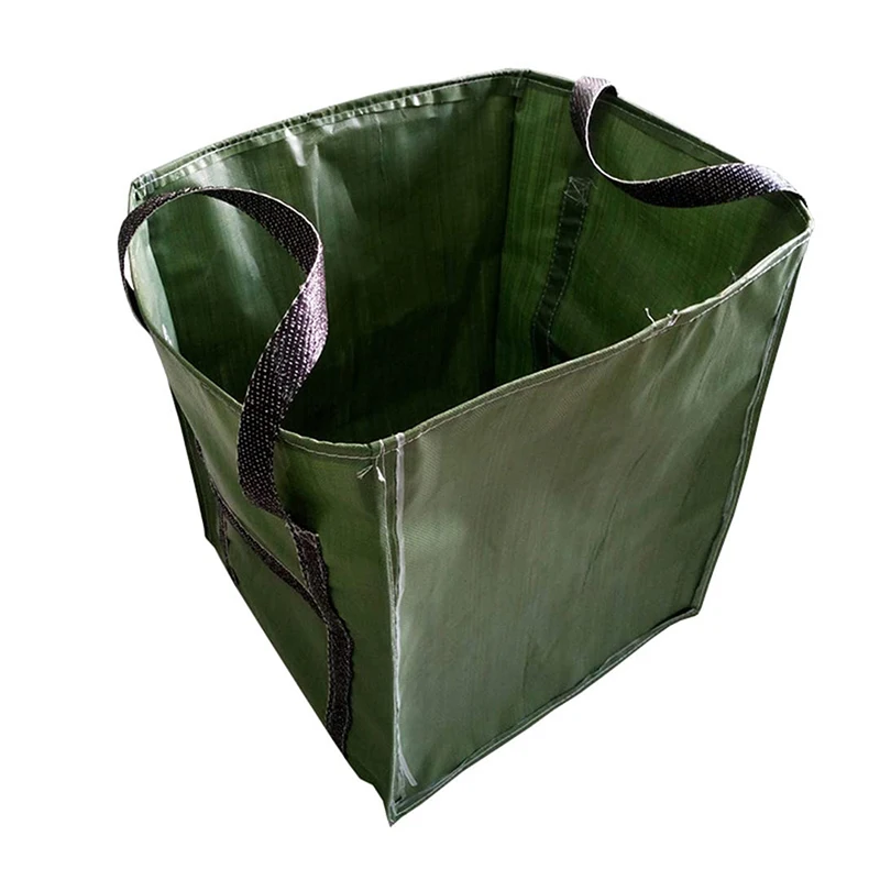 Moisture-Proof Garden Storage Bag Large Capacity PP Garden Garbage Bag Collection Fallen Leaves Basket Foldable Lawn Organizer