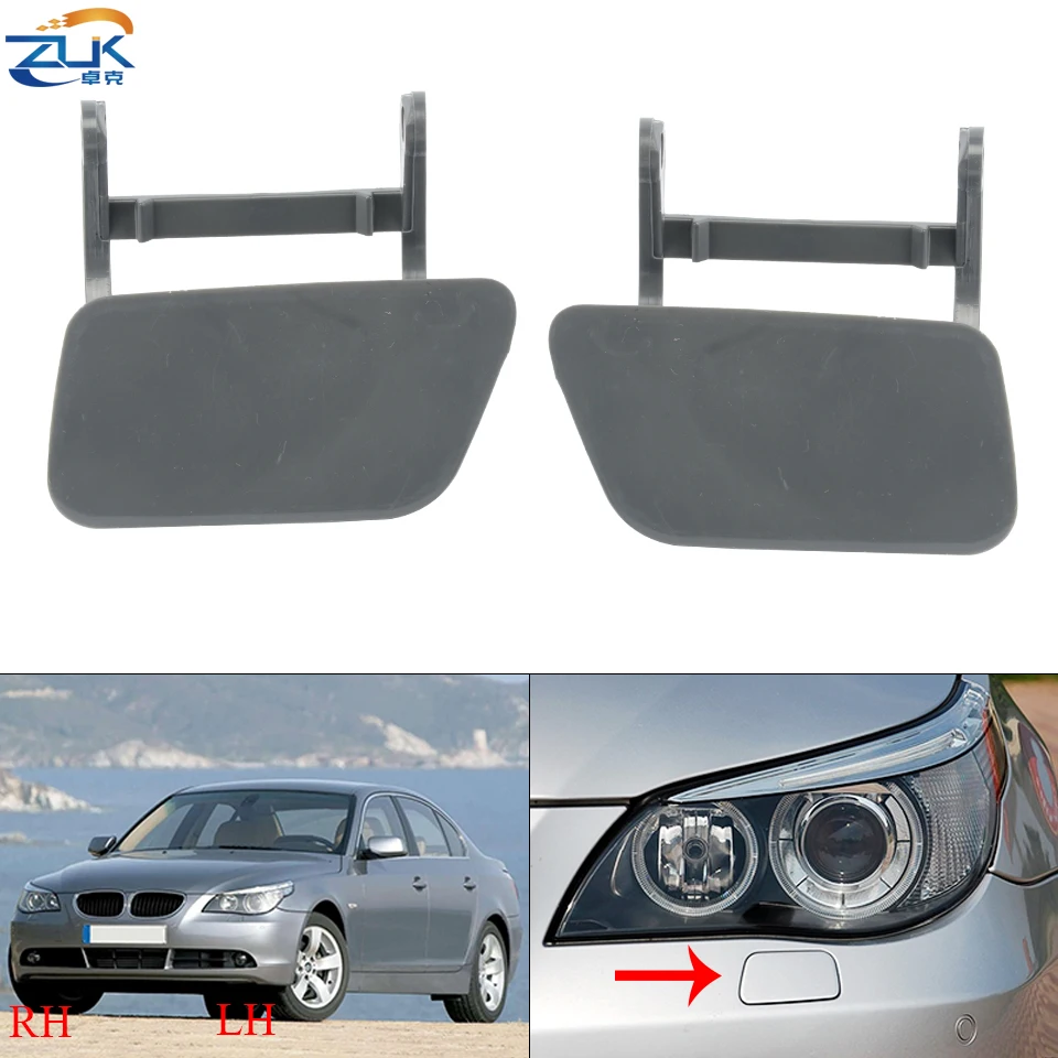 ZUK Front Bumper Headlight Washer Nozzle Cover Washer Cap For BMW E60 520 523 525 528 530 535 540 545 550 M5
