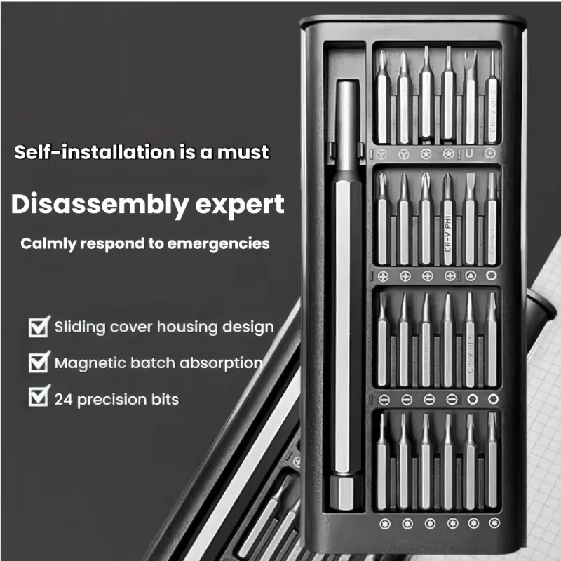 Juego de Destornilladores Portátiles Mini, Adecuado para Teléfonos Móviles y Computadoras Portátiles, y Kits de Herramientas Pequeñas para Reparaciones