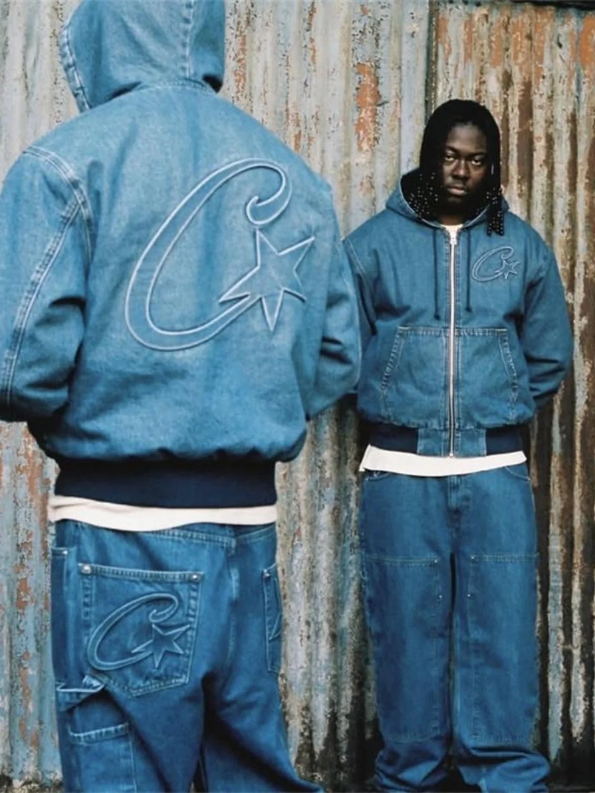 

Casual Loose Straight Leg Jeans Jaet And Pants Set Otren mid High Waist Long Jeans Modern Sle Autumn Faion Youth Clothing