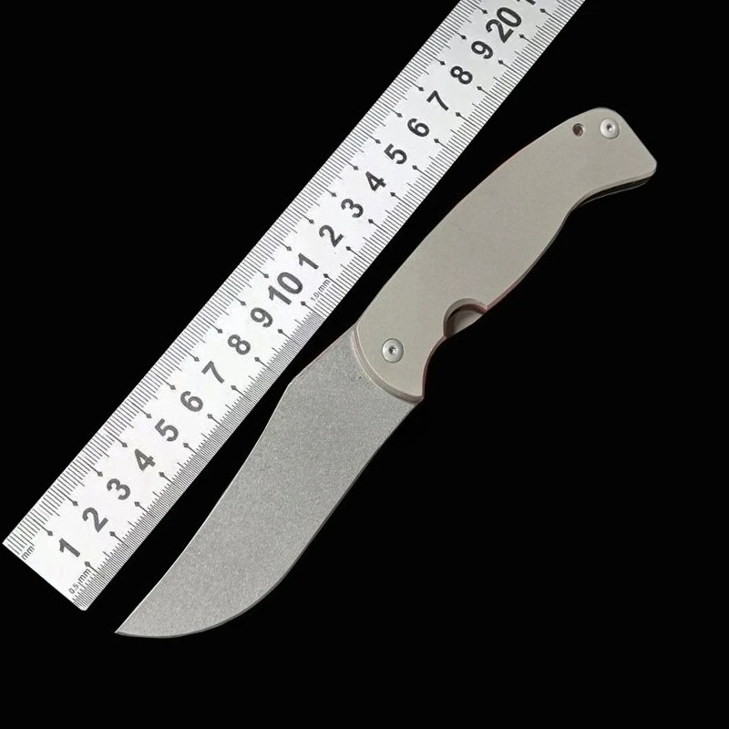 

Titanium alloy C185TIP outdoor folding camping folding outdoor self-defense pocket small knife fruit knife