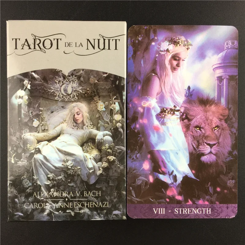 Cartas de Tarot de la Nuit, baraja de 78 oráculo, edición de adivinación en inglés, juegos Borad