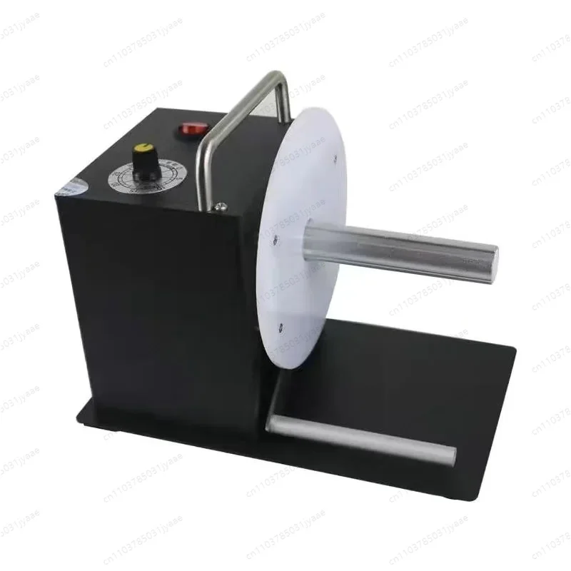 F202 automatic label rewinder two-way self-adhesive label barcode printer rewinder label recycling machine