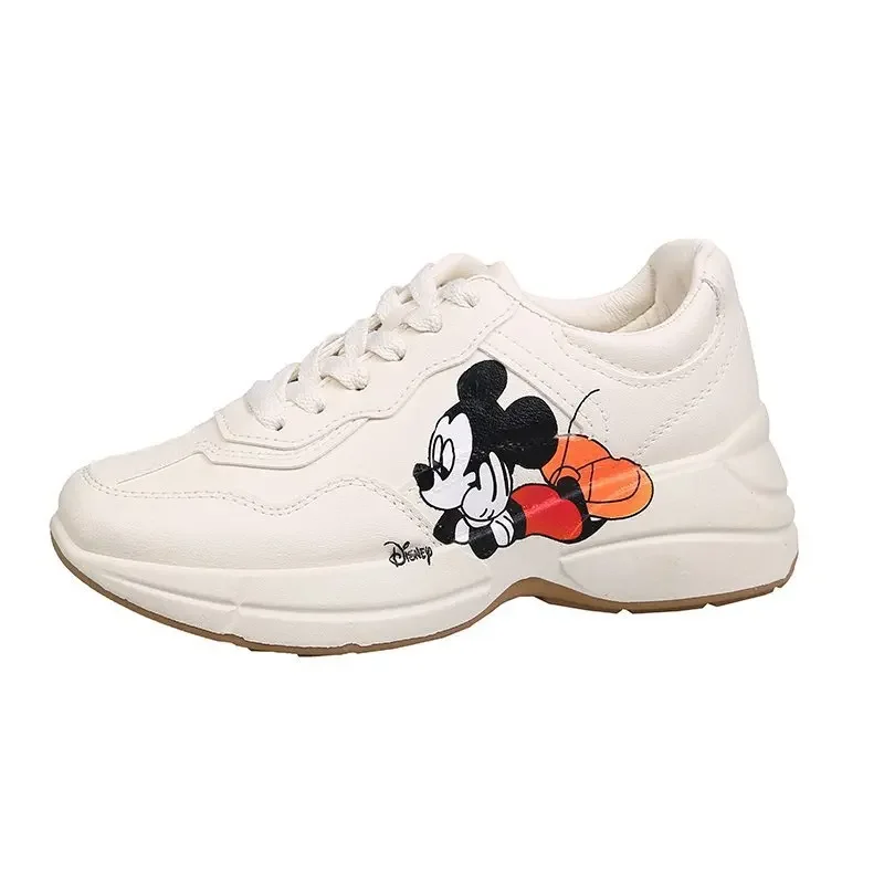 Autumn New Cartoon Mickey Fashion Matcake Comfortable Fashion Casual Dad Shoes Sports Running Women\'s Shoes