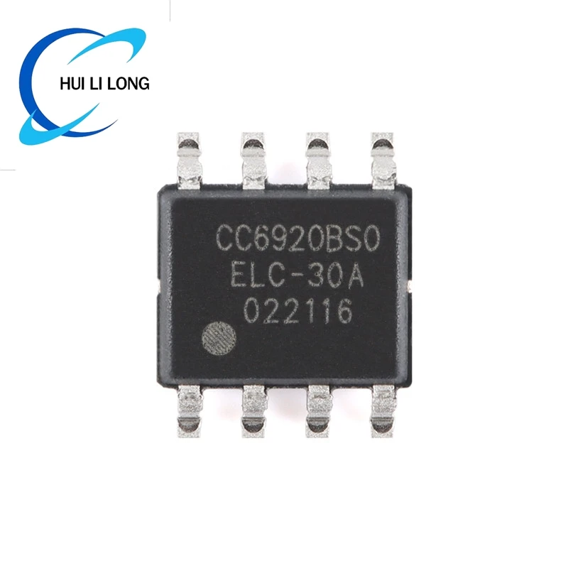 CC6920 6920B CC6920BSO 5A 10A 20A 25A 30A 40A 50A SOP-8 Hall Effect Current Sensor Isolation Voltage 3.5kV Single Chip IC New