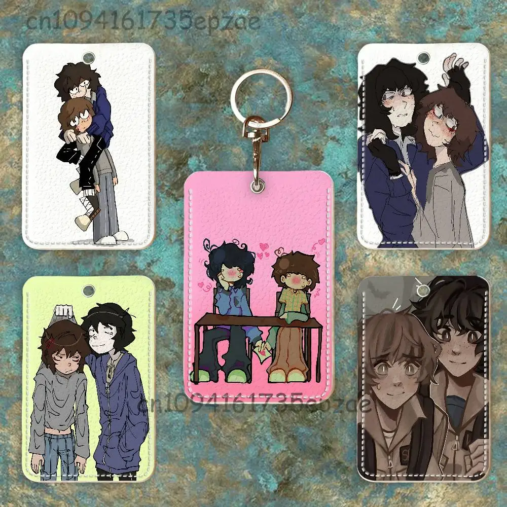 

Will Mike Byler Onewheatmark Custom Access Card Case Leather Card Holder Keychain Key Ring Transportation Card Case Gifts