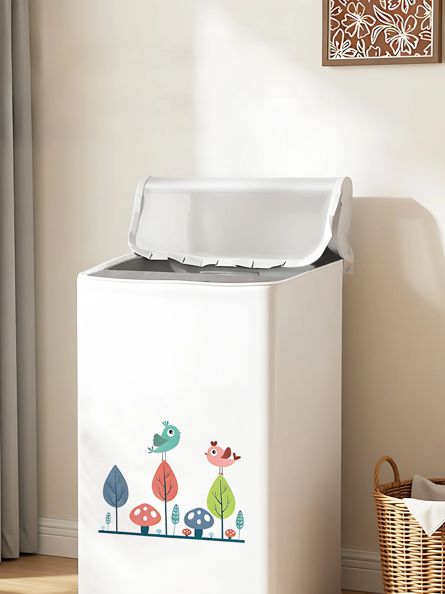 

Чехол для автоматической стиральной машины с вертикальной загрузкой, водонепроницаемый, солнцезащитный, пылезащитный, для стиральных машин с волновым барабаном