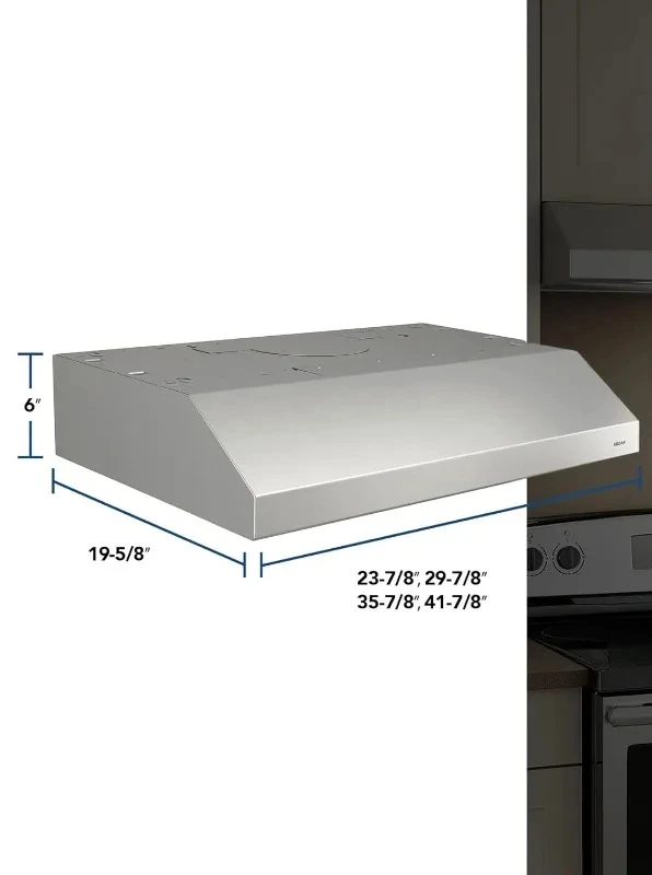 for BCSD142SS Glacier 42-inch Under-Cabinet 4-Way Convertible Range Hood with 2-Speed Exhaust Fan and Light