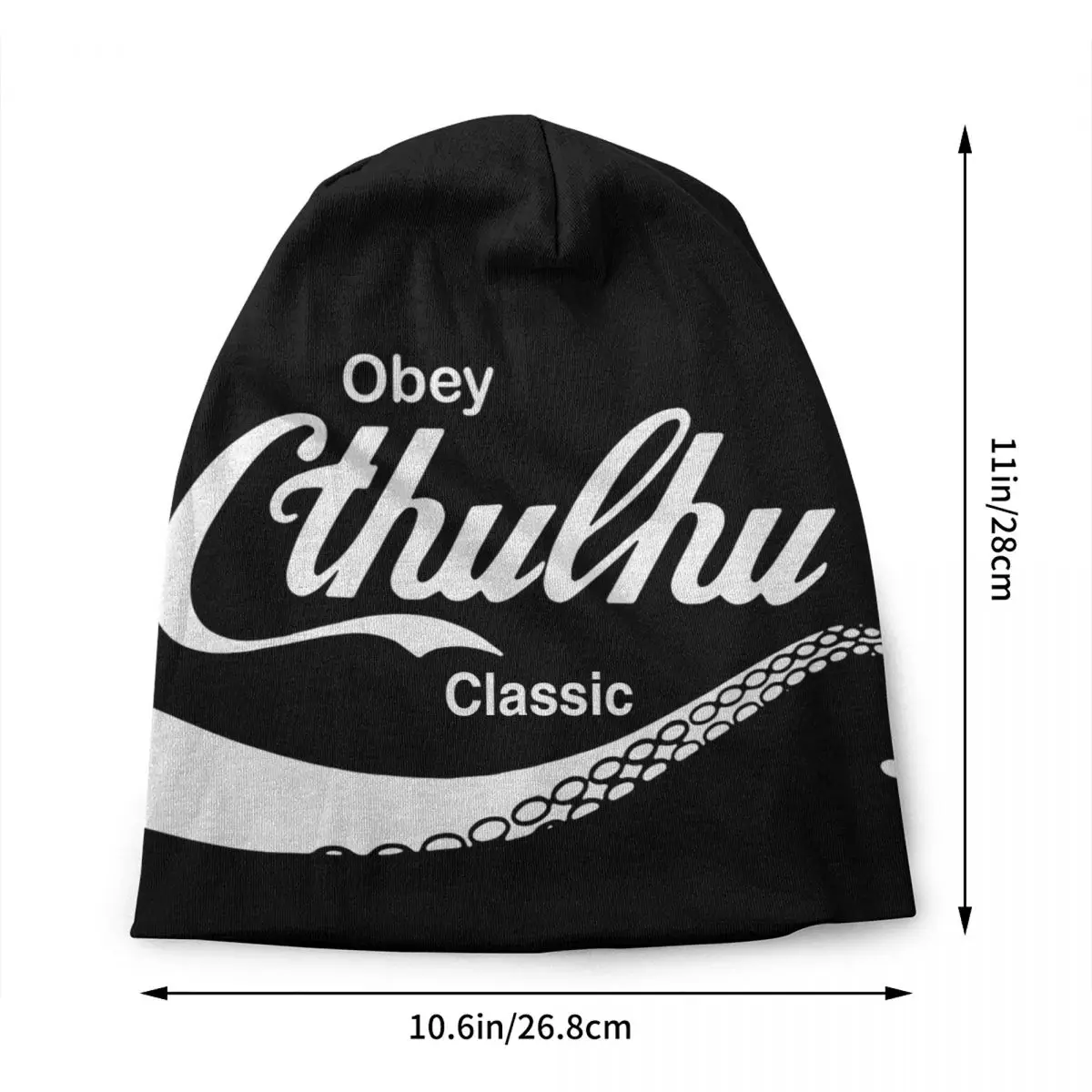 Fashion Brand Call Of Cthulhu Funny Skullies Beanies Caps Winter Warm Knitting Hat Hip Hop Adult Lovecraft Bonnet Hats Ski Cap