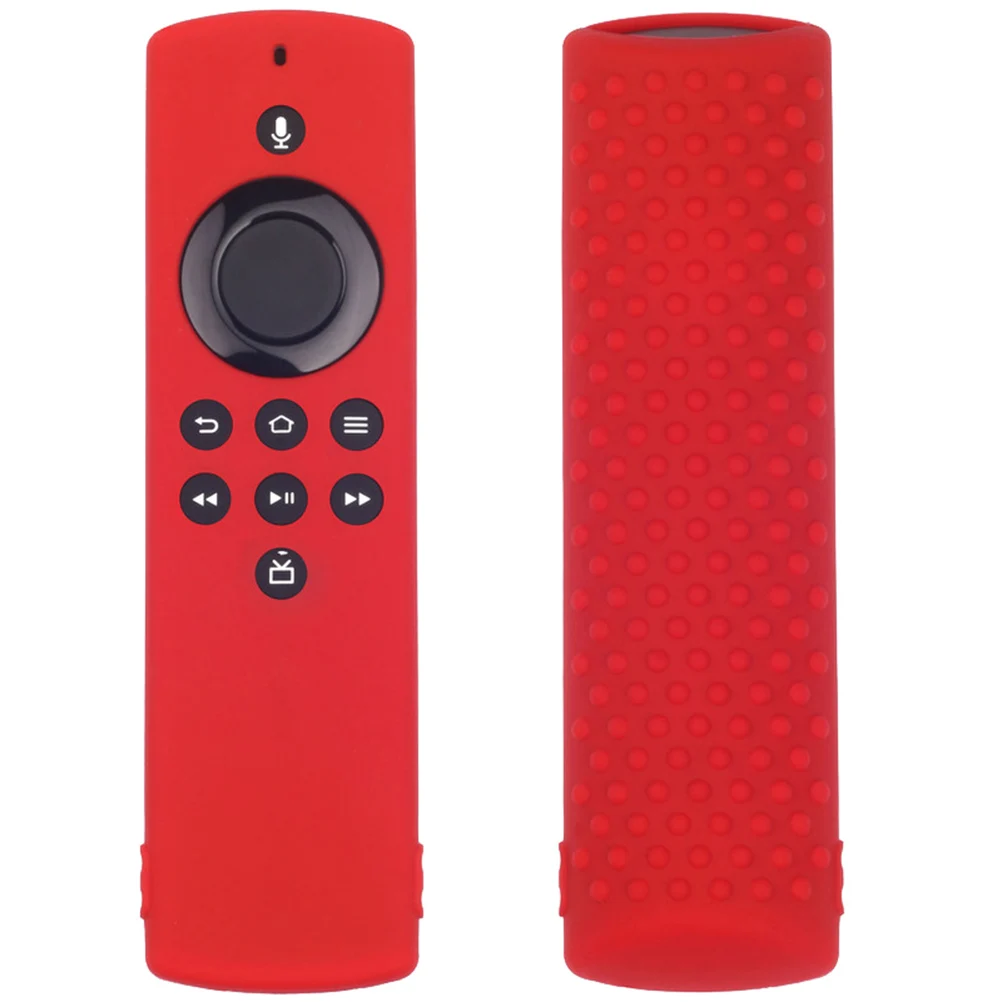 

for Fire TV Stick Lite Remote Control Protective Case Silicone Shockproof Red