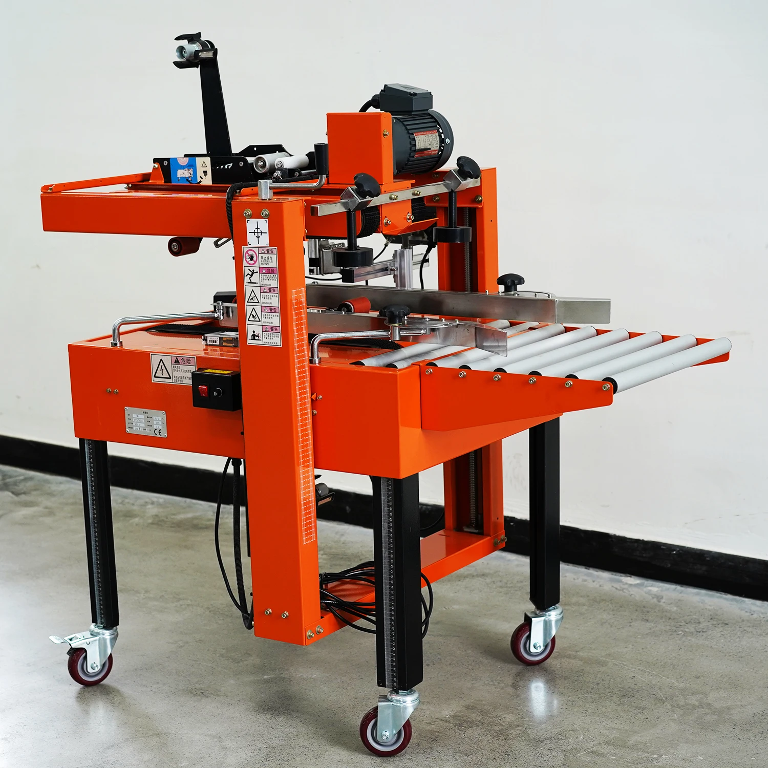 

High Efficiency Folding Closing Semi-automatic Case Sealer Box Carton Sealing Machine