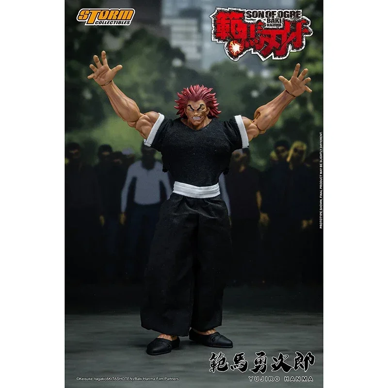 

Original Storm Toys Collectibles Baki Hanma Son Of Ogre Yujiro Hanma Special Battle damaged In Stock Anime Action Figures Model
