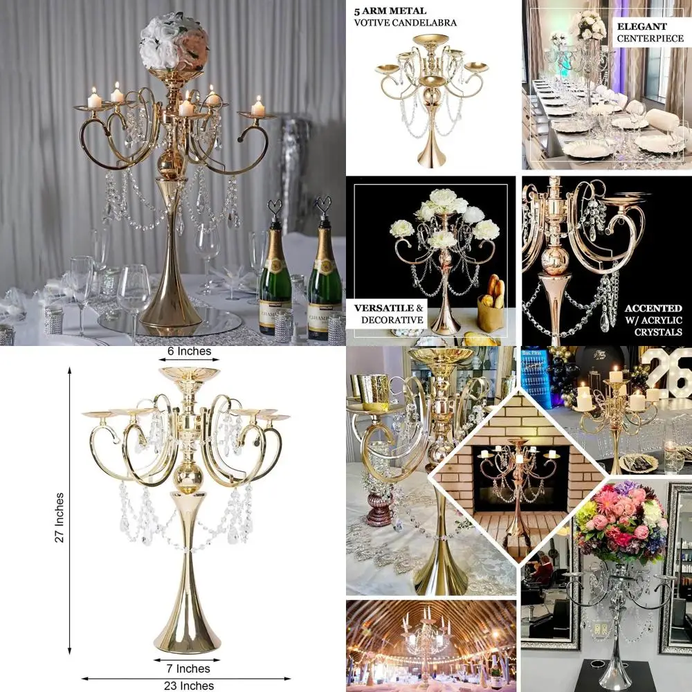 27 Gold 5-Arm Clabr…