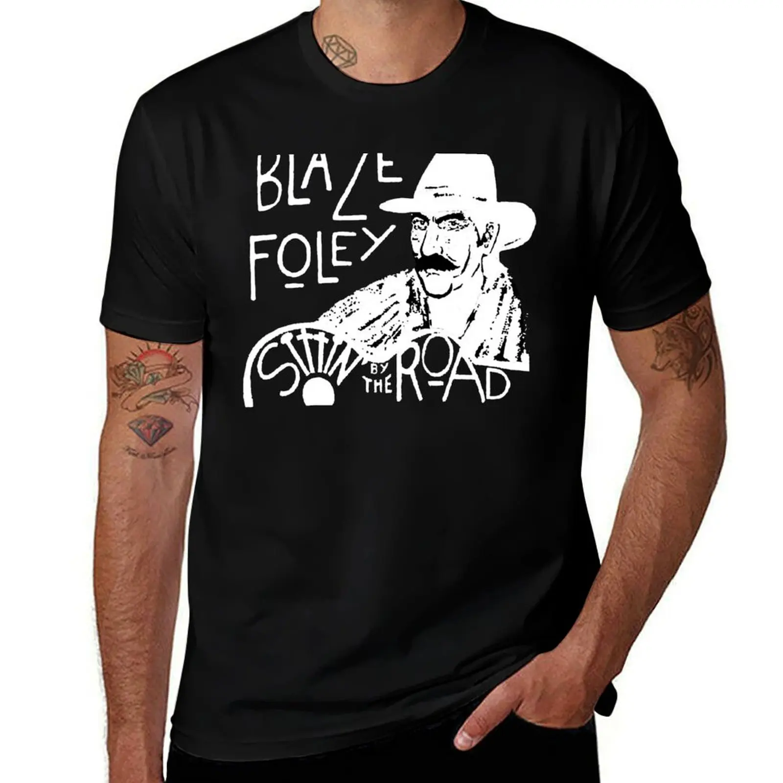 Blaze T-Shirt The shirts By designer white man shirts t Road cotton shirts t pack man for t for - Foley pack Sittin