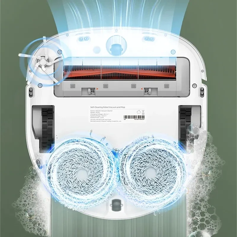 قطع غيار لوحة ممسحة قابلة للغسل قابلة للإزالة ل شاومي دريمي بوت W10 W10 برو مكنسة كهربائية ممسحة القماش وسادة استبدال الملحقات