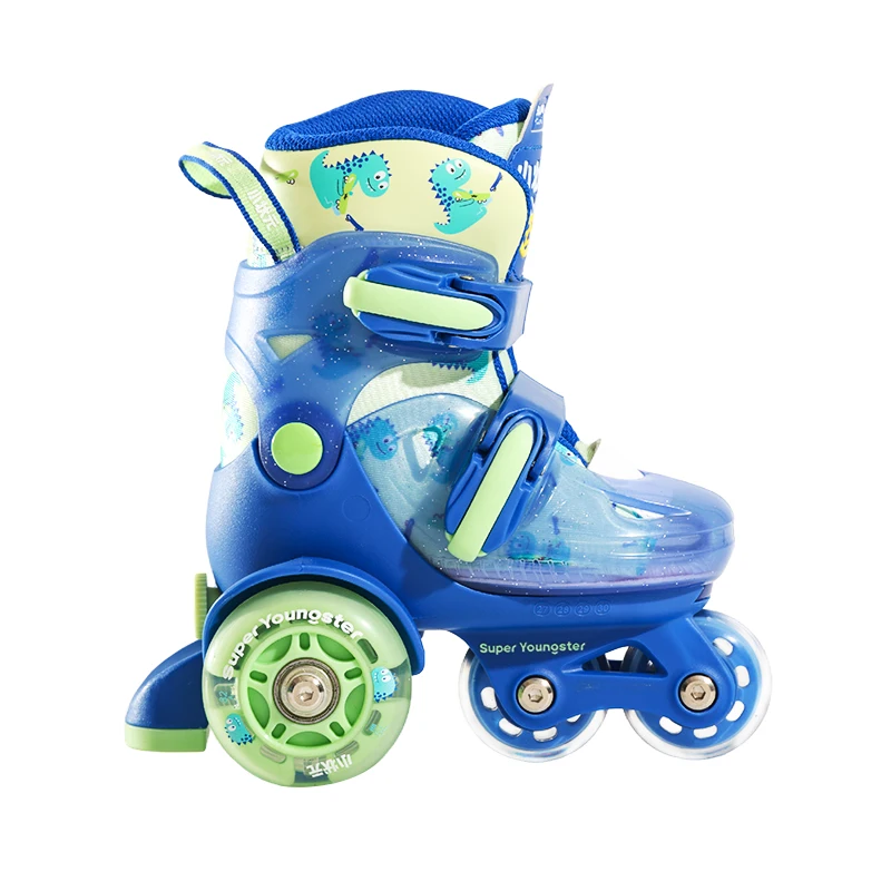 공장 직판 도매 어린이용 인라인 스케이트 신발 조절 가능한 사이즈 스케이트 신발