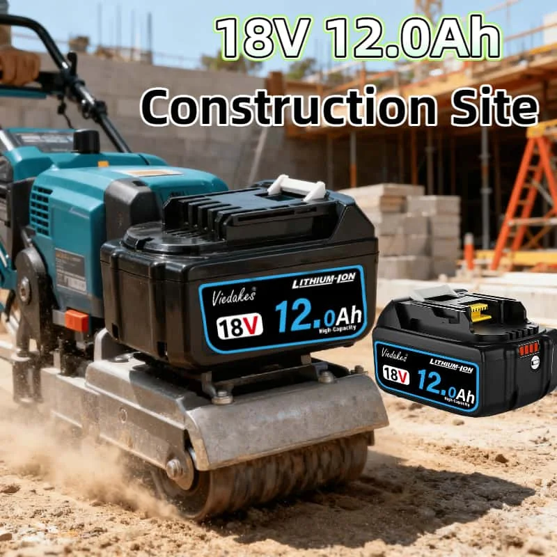

Hot! 18V 12.0Ah Rechargeable Li-ion Battery Compatible for Makita Cordless Tools - Extended Runtime, Durable & High Performance