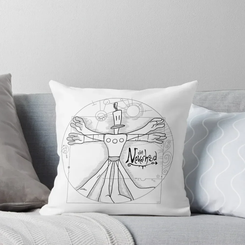 the Vitruvian Klaymen Throw Pillow Cushions Decorative Cushion Cover Sofa Cushion Pillowcase pillow