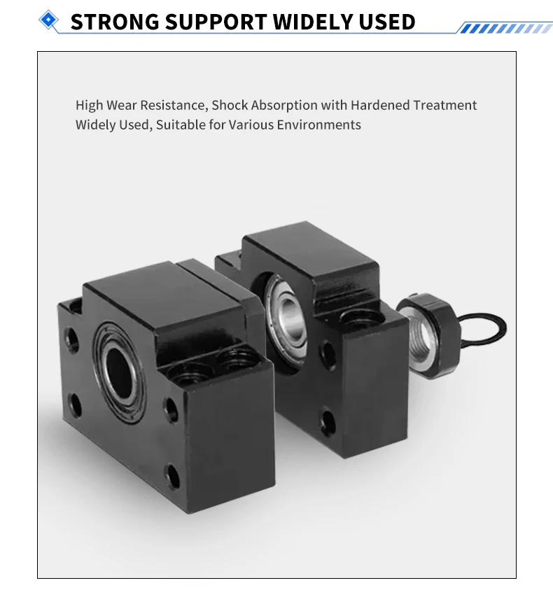 BK12 BF12 Kugelumlaufspindelhalterung für SFU1605/1610/1620 Kugelumlaufspindel-Endhalterung CNC-Teil 1 Set BKBF12 BK12 BF12 BK12 Winkelkontakt – Detail 4
