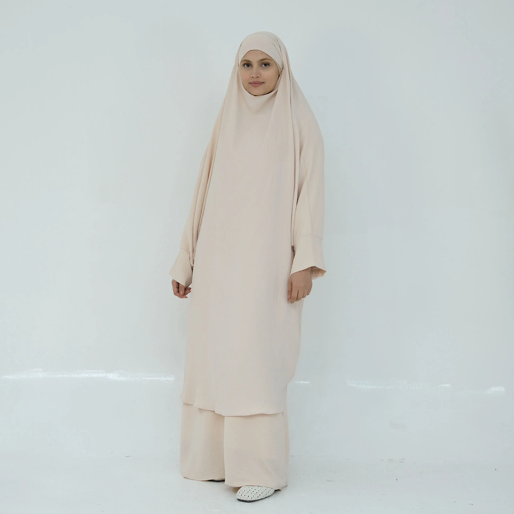 Robe de prière pour femmes musulmanes, ensemble de 2 pièces, vêtements islamiques, Khimar Abayas Eid Ramadan Abaya dubaï turquie, Kaftan, Robe de vêtement