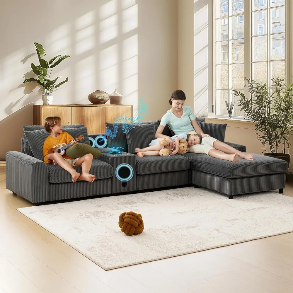 Corduroy L-Shaped S…