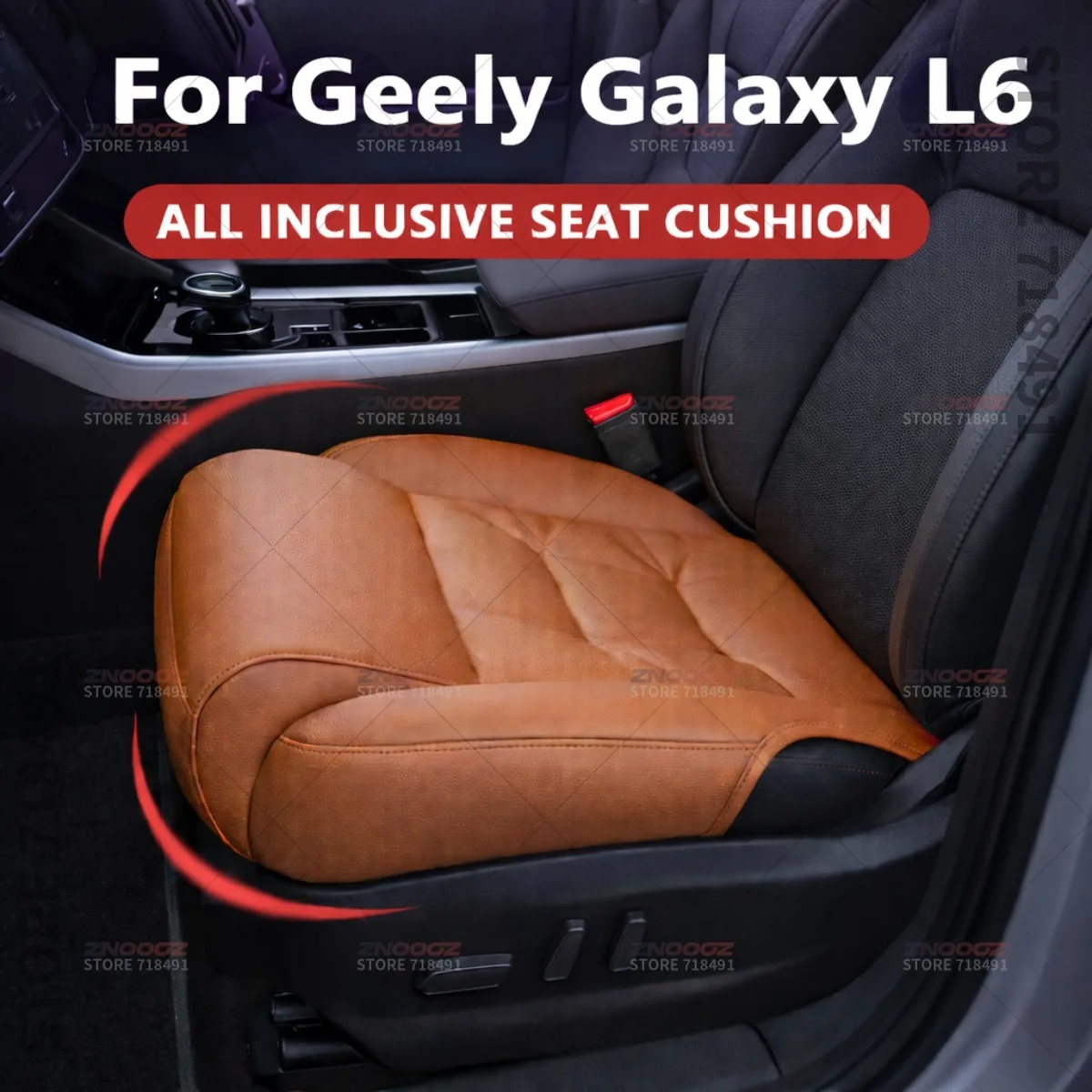 

Подушка-удлинитель для поддержки ног в сиденье автомобиля Geely Galaxy L6, накладка на сиденье из пены с эффектом памяти, аксессуары для интерьера