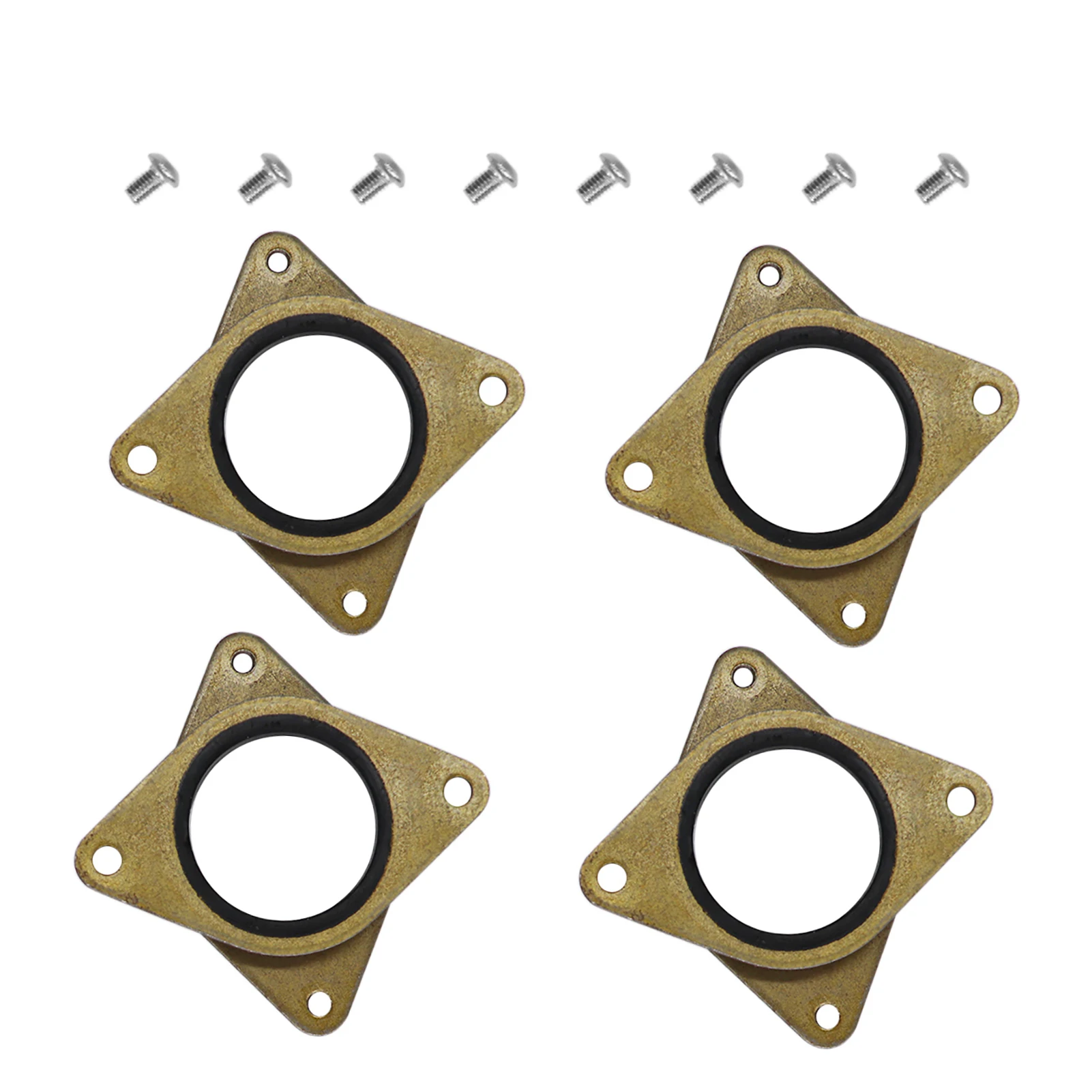 4PCS Brass&Rubber S…
