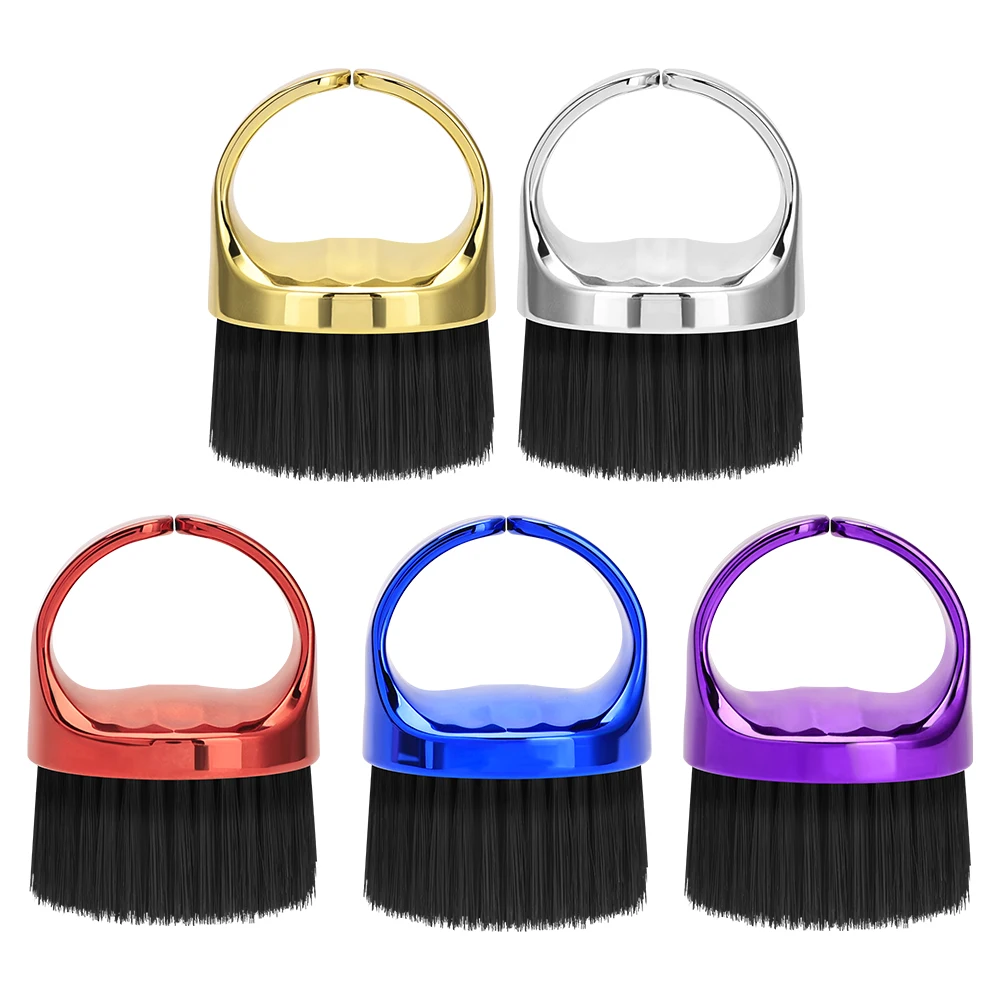 

Ring Neck Duster Barber Remove Loose Hair Brush Hair Cutting Brush Soft Hair Cleaning Brush Hairdressing Tools