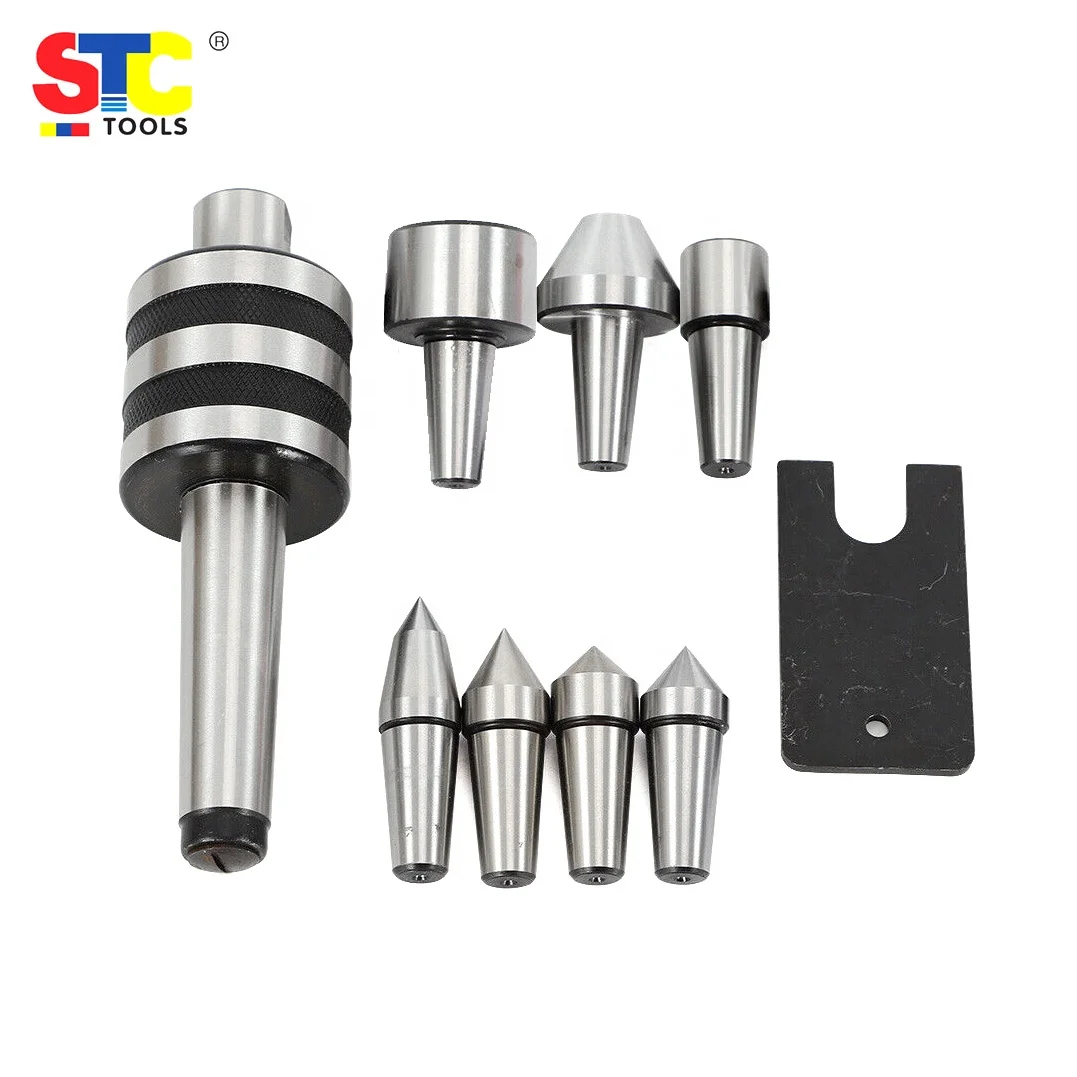 Precise Machine tool Rotating rotary revolving tips set MT3 MT4 MT5 Interchangeable points Live Center Kit