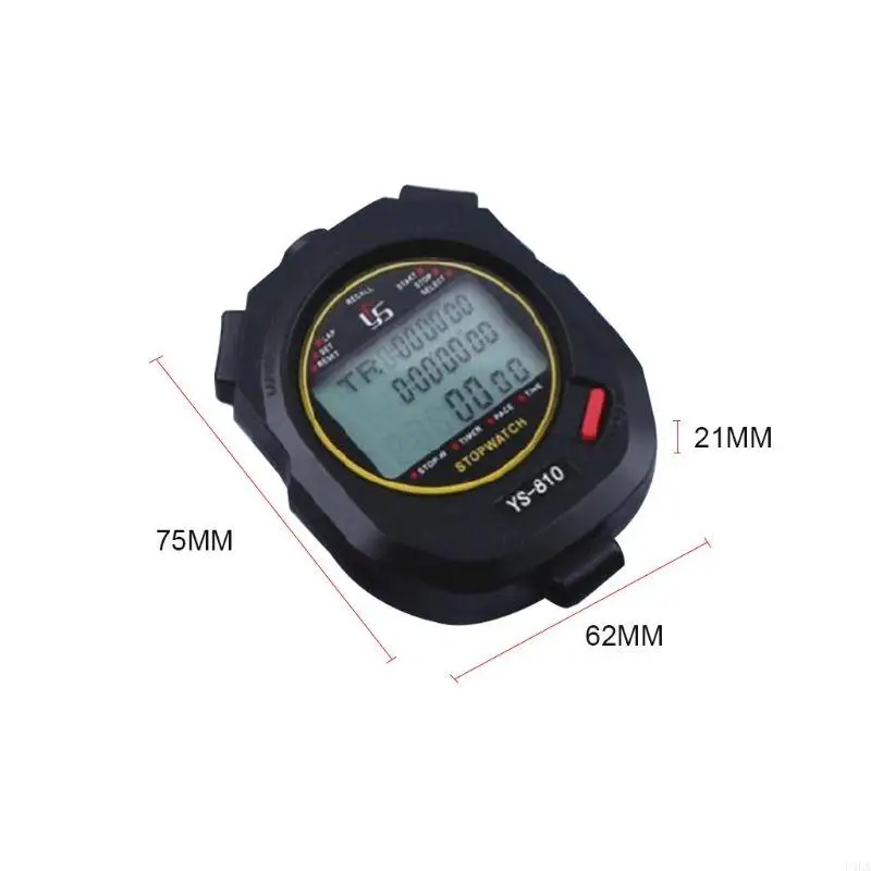 U4LA portatile portatile impermeabile Digital Stop Owatch Cronograph Sports Timer