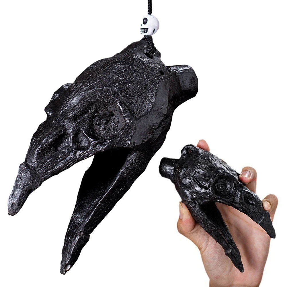 Halloween Crow Beak Death Whistle with Weird Sound Real Screaming Whistle Death Whistle Loud Ornament for Application