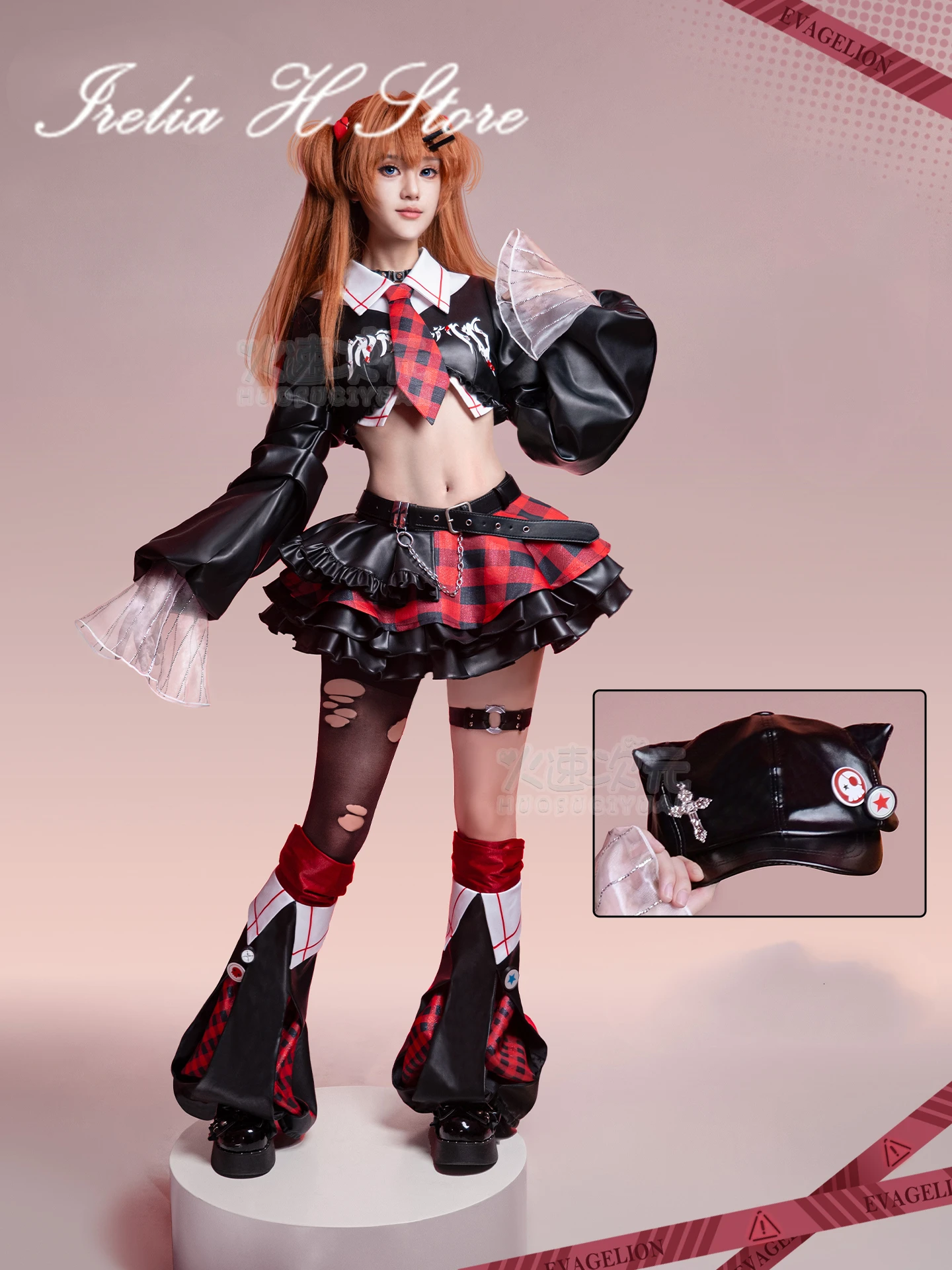 

Irelia H Asuka Cosplay Costume for women figure Punk outfit cosplays anime