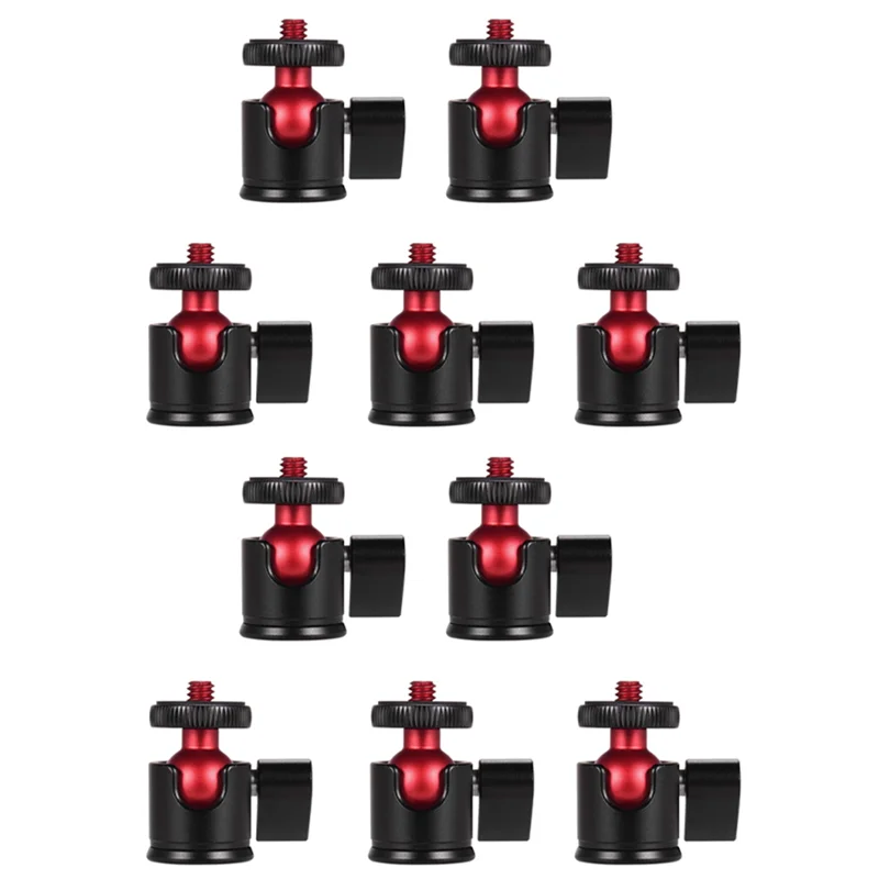 N93R 10X Aluminum Alloy 360 Degree Rotating Ball Head Suitable For Mobile Phones/Sports Cameras